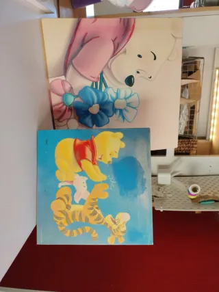 Coppia quadri Winnie the pooh