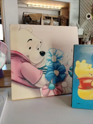 Coppia quadri Winnie the pooh