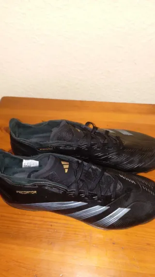 Zapatillas Adidas Fútbol Negro/Dorado