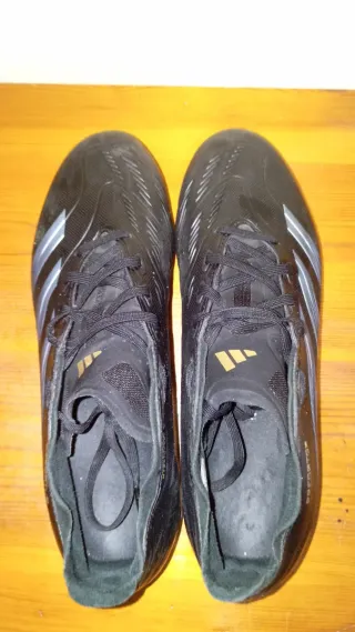 Zapatillas Adidas Fútbol Negro/Dorado