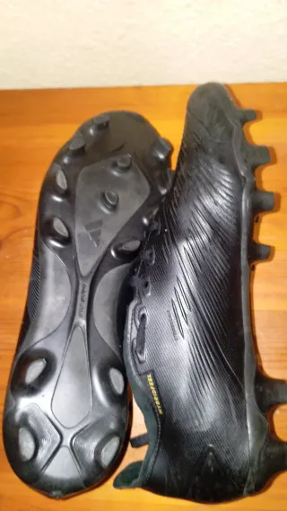 Zapatillas Adidas Fútbol Negro/Dorado