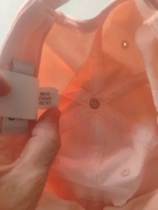 Gorra Adidas Rosa y Blanca