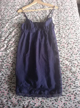 Lencero Oysho topos negro y blanco