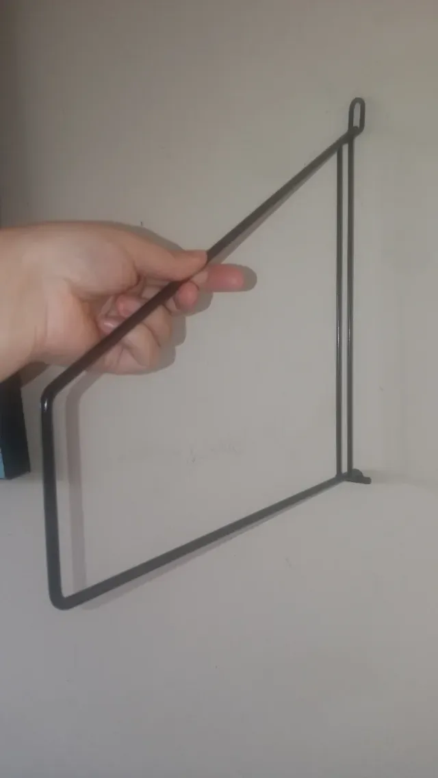 Juego Soportes metálicos para estanterías