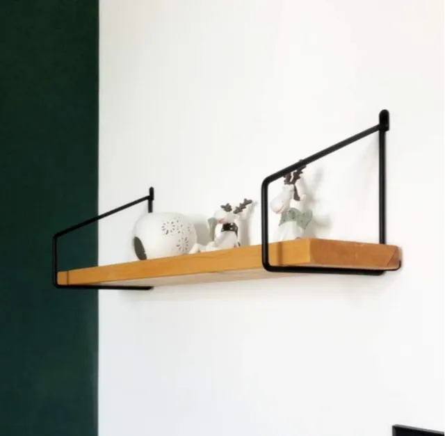 Juego Soportes metálicos para estanterías