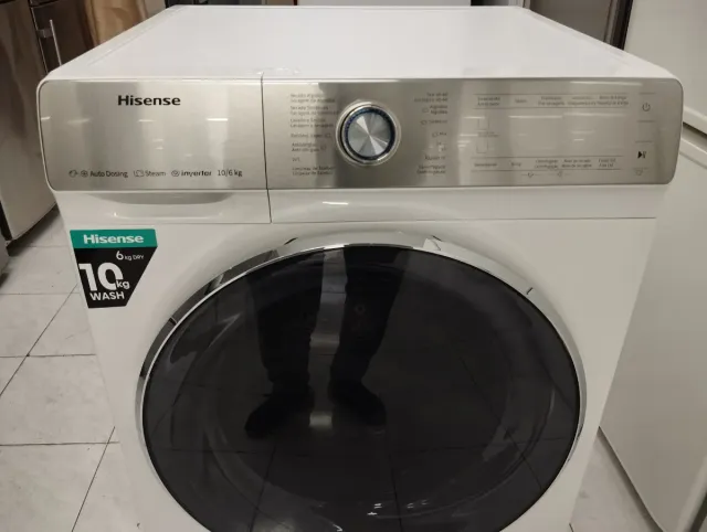 LAVADORAS CON SECADORA MARCA HISENSE DE 10/6 KG A+
