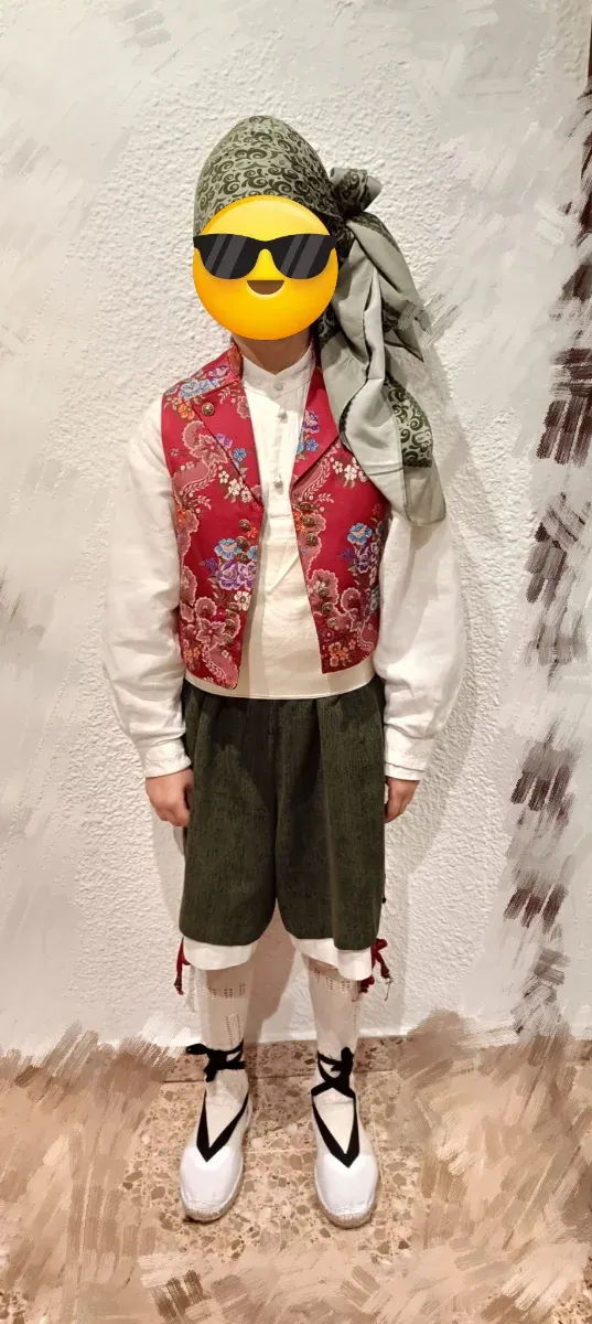 Traje Fallero Niño Talla 8-10