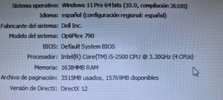 PC i5 3.300GHZ X 4-16RAM-HDD-QUADRO K620-WIFI-W 11