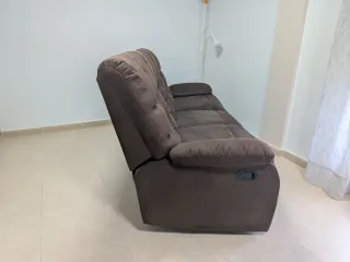 Sofá 3 plazas 2 relax manual