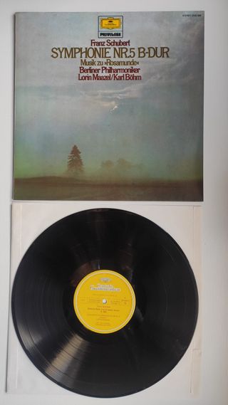 Schubert: Sinfonía 5 / Rosamunde LP