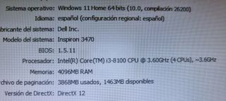 ORDENADOR MINI PC DELL i3 8ºGEN-12 RAM-SSD