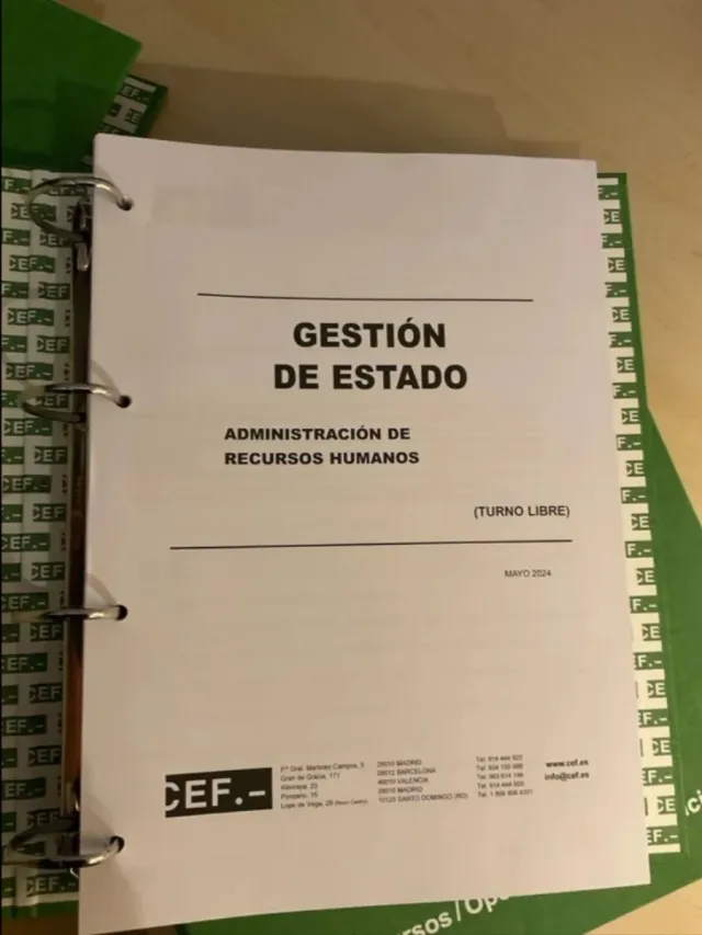 Temario Gestión Civil del Estado