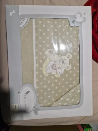 Conjunto cuna coralina osito interbaby