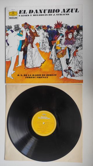 Vinilo LP El Danubio Azul - J. Strauss