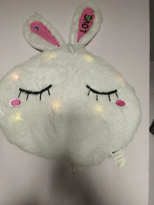 Peluche de conejo con luces
