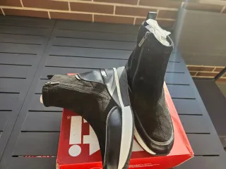 Botines Xti Negros Mujer