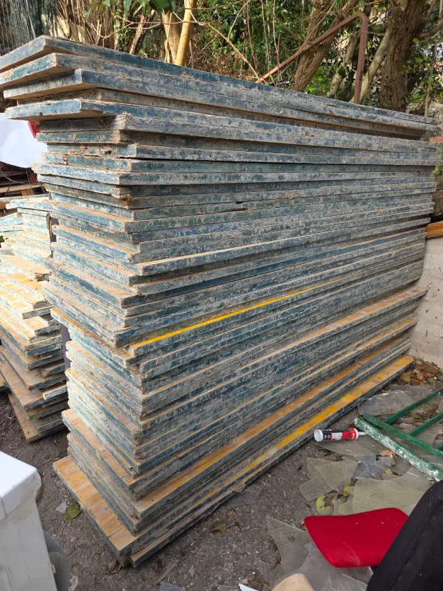 Tablas de encofrar de madera