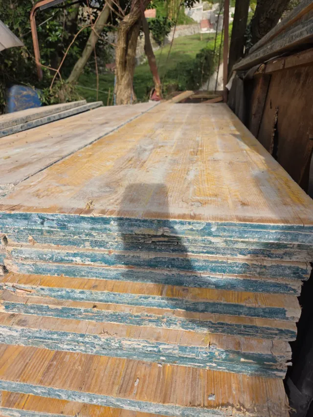 Tablas de encofrar de madera