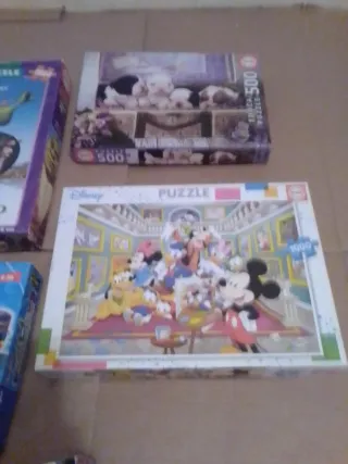 Lote 5 juegos infantiles: Shrek, Scotland Yard, Di