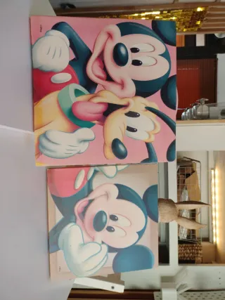 Quadro Topolino Disney 25X25