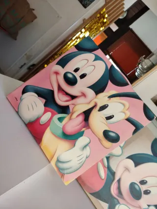 Quadro Topolino Disney 25X25