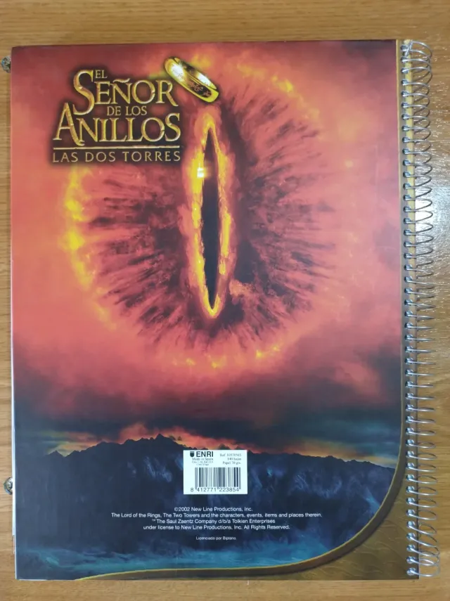 Libreta El Señor de los Anillos Las Dos Torres