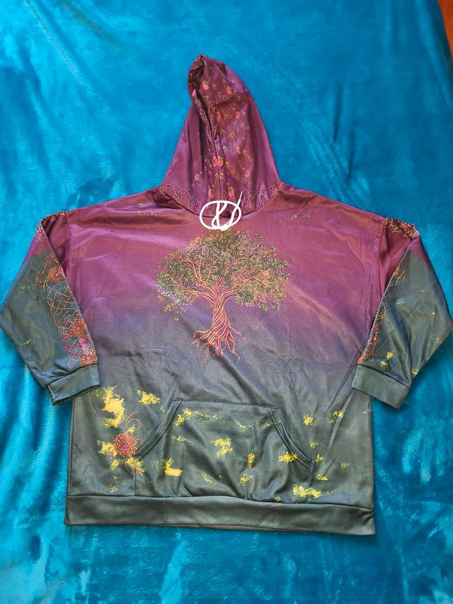 Sudadera con capucha árbol de la vida XXXL