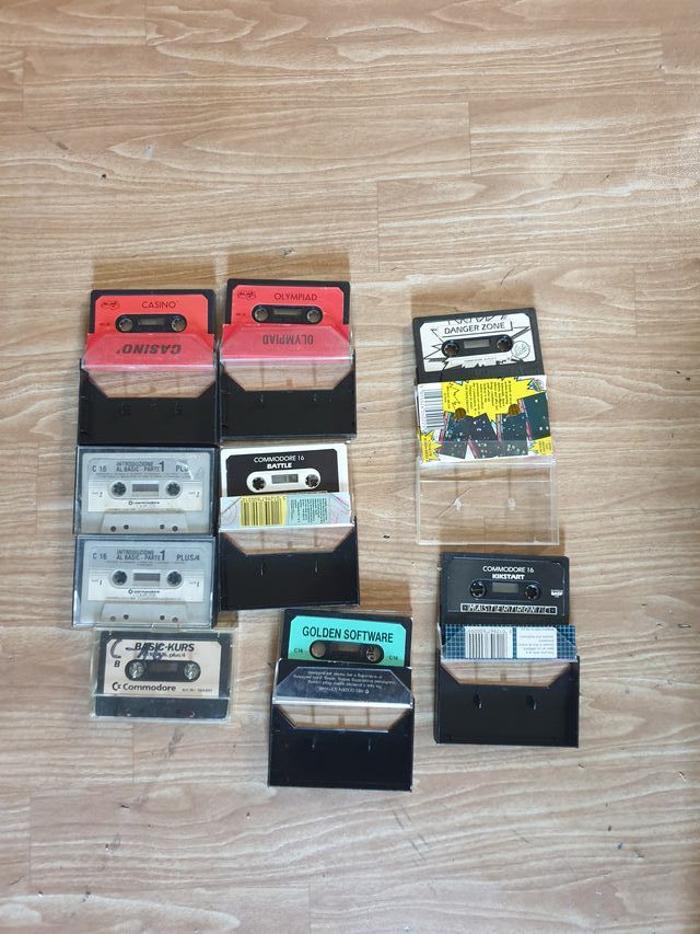 Commodore 16 - 9 Cassette Giochi Programmi
