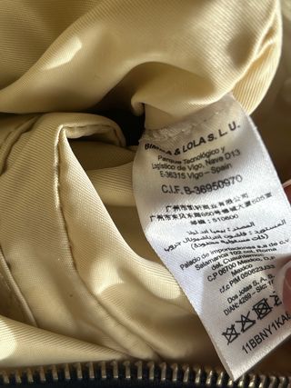 Bolso Bimba y Lola Beige y Negro