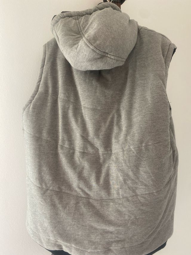 Giacca smanicata uomo grigia XL