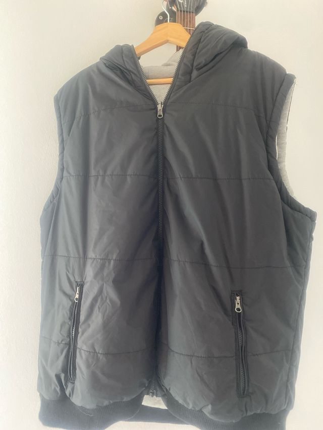 Giacca smanicata uomo grigia XL