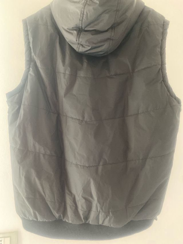 Giacca smanicata uomo grigia XL