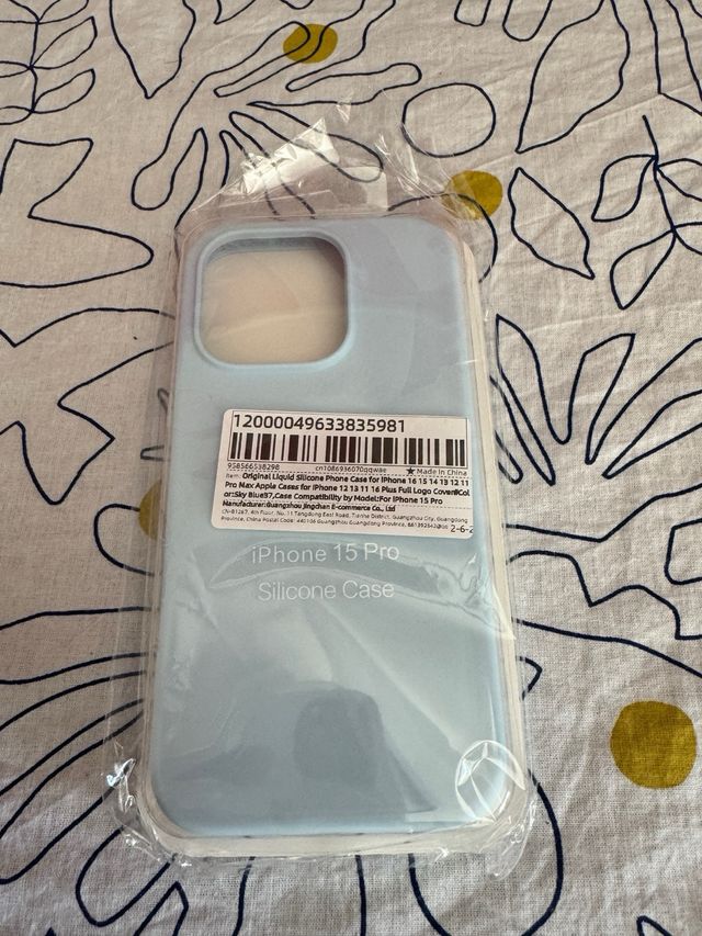 Funda iPhone 15 Pro Apple Silicona