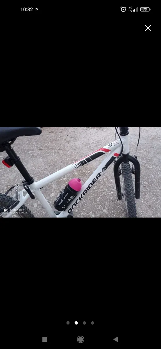 Bicicleta Rockrider Blanca