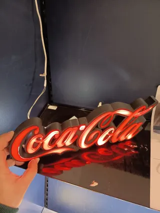 Scritta Luminosa 3D Coca-Cola