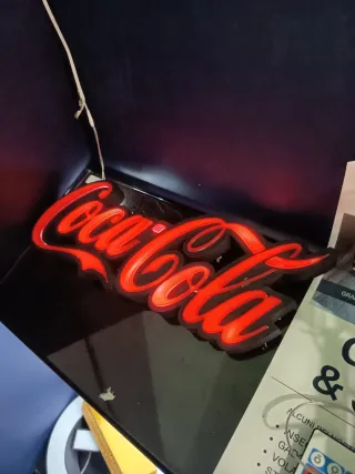 Scritta Luminosa 3D Coca-Cola