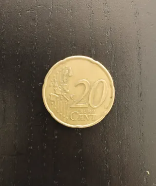 Moneda 20 céntimos RF 1999