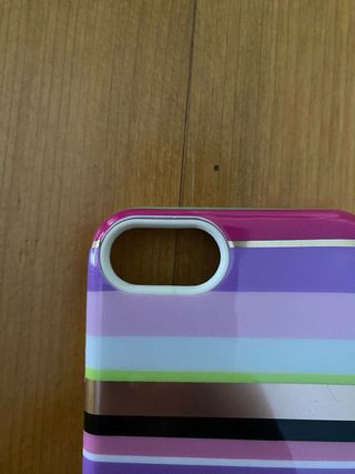 Cover per cellulare a strisce multicolor