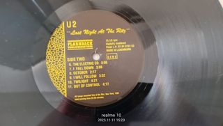 U2 Live At The Ritz LP Vinilo