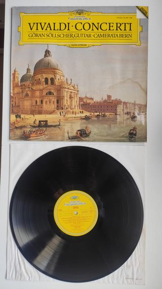 Vivaldi Concerti - Göran Söllscher Guitar LP Vinil