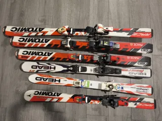 Esquís infantiles Atomic y Head