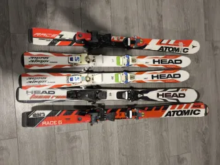 Esquís infantiles Atomic y Head
