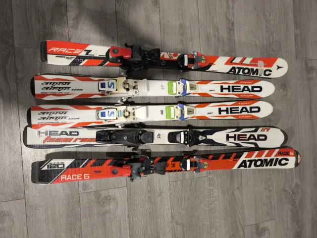 Esquís infantiles Atomic y Head
