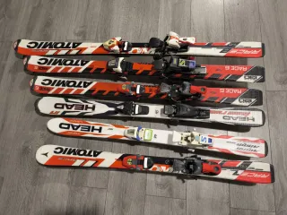 Esquís infantiles Atomic y Head