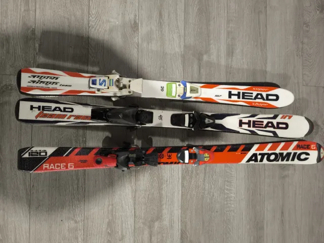 Esquís infantiles Atomic y Head
