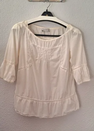 Blusas blanco roto estilo romántico