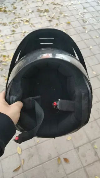 Casco de moto Nitro negro