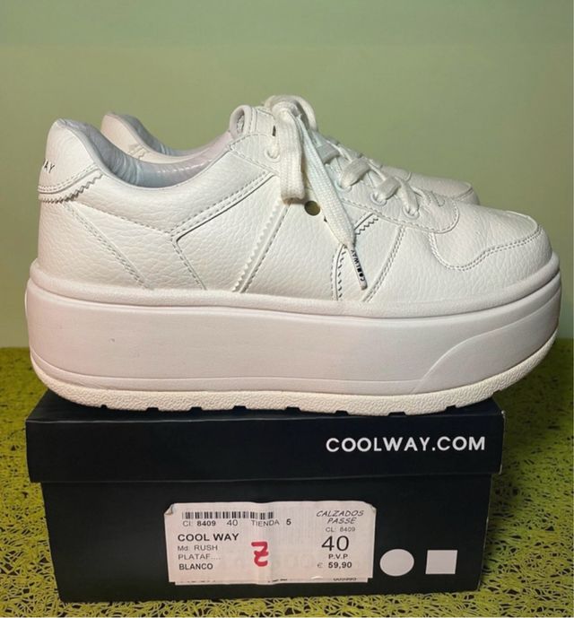 Deportivas Coolway plataforma talla 40