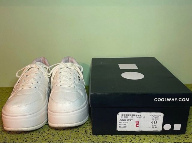 Deportivas Coolway plataforma talla 40