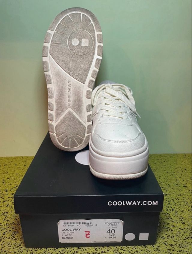 Deportivas Coolway plataforma talla 40